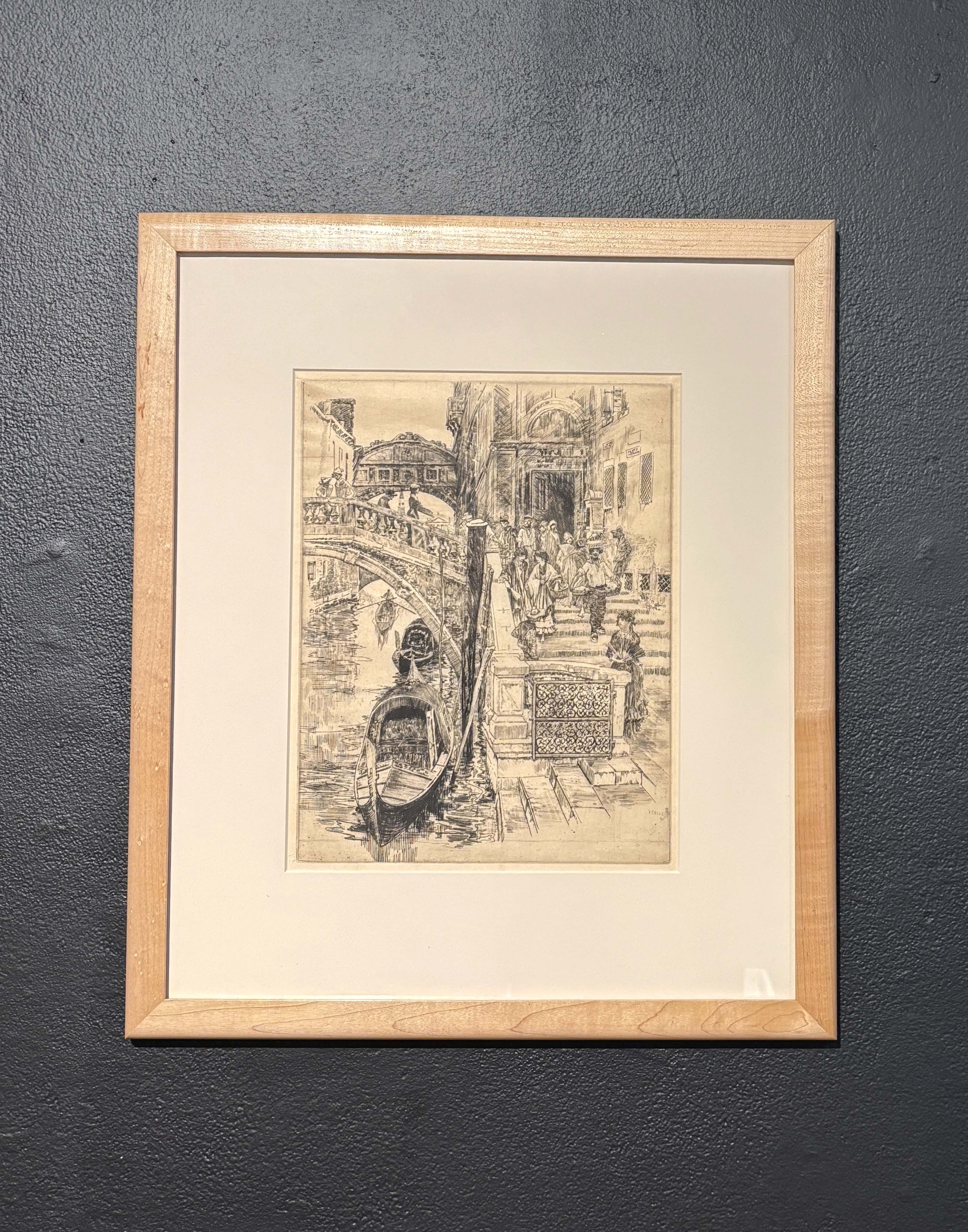 Frank Duveneck, "Bridge of Sighs (second plate)".