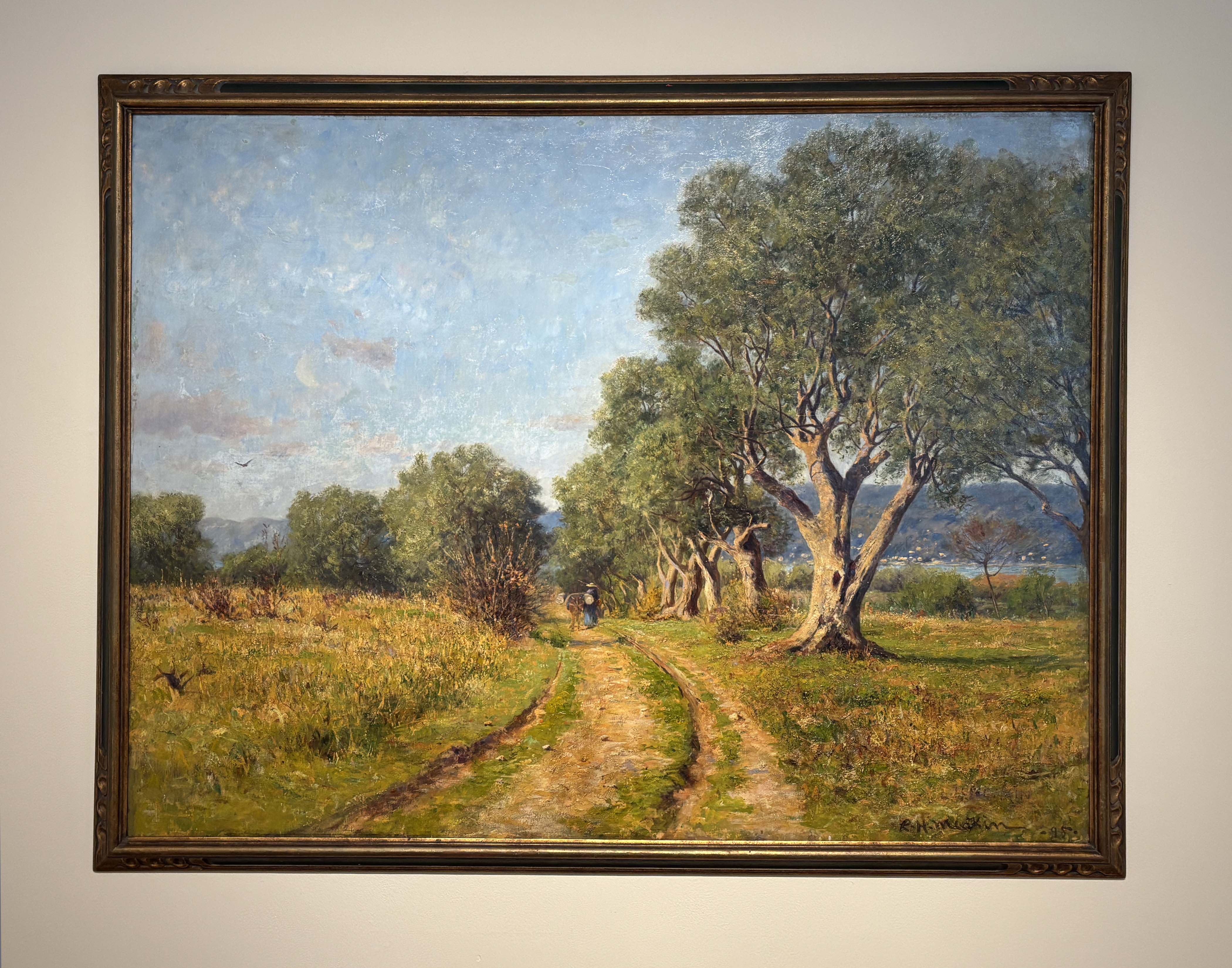 Lewis Henry Meakin, "Road and Orchard near Antibes".
