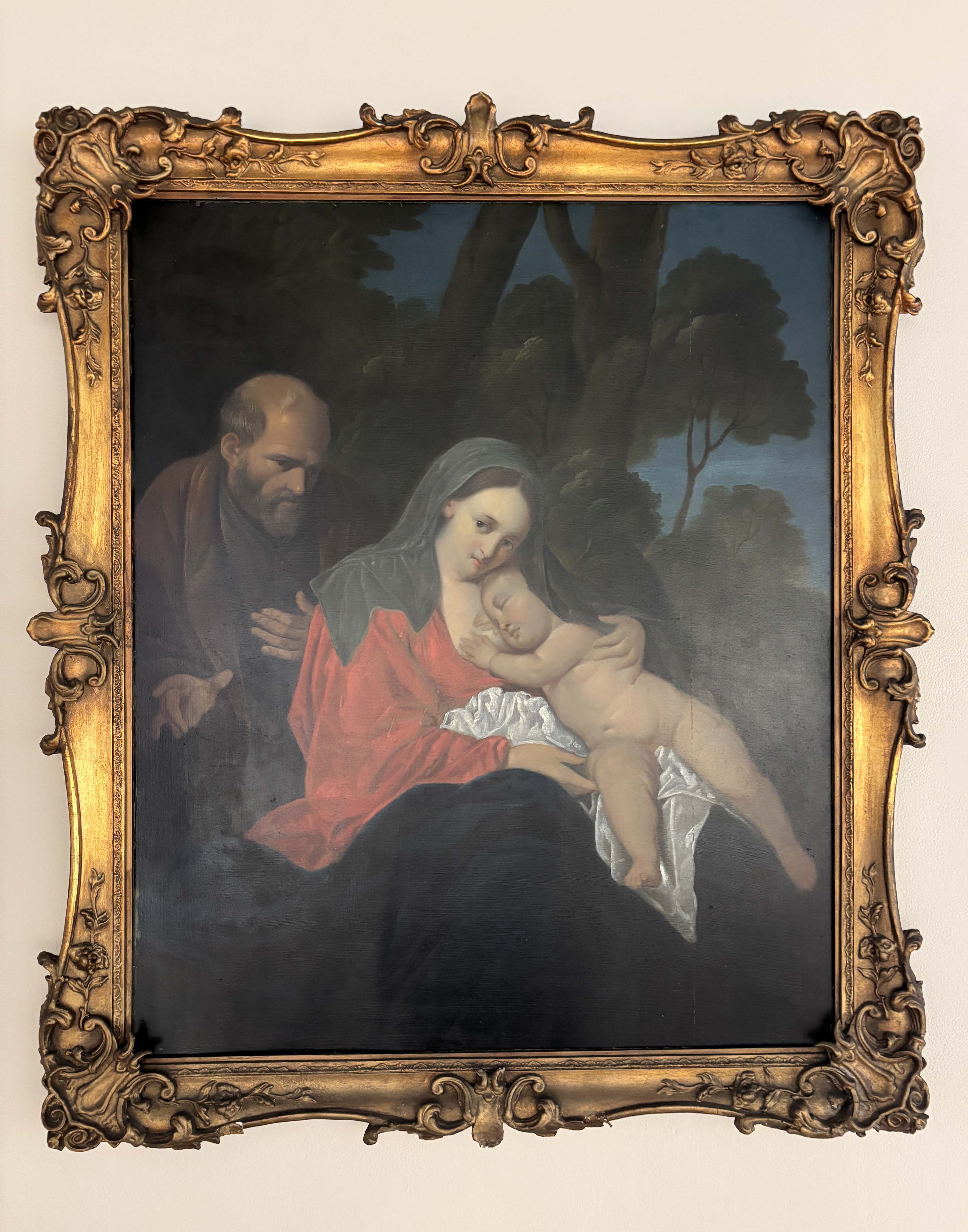 unknown, after Anthony Van Dyck, "Rest on the Flight to Egypt".