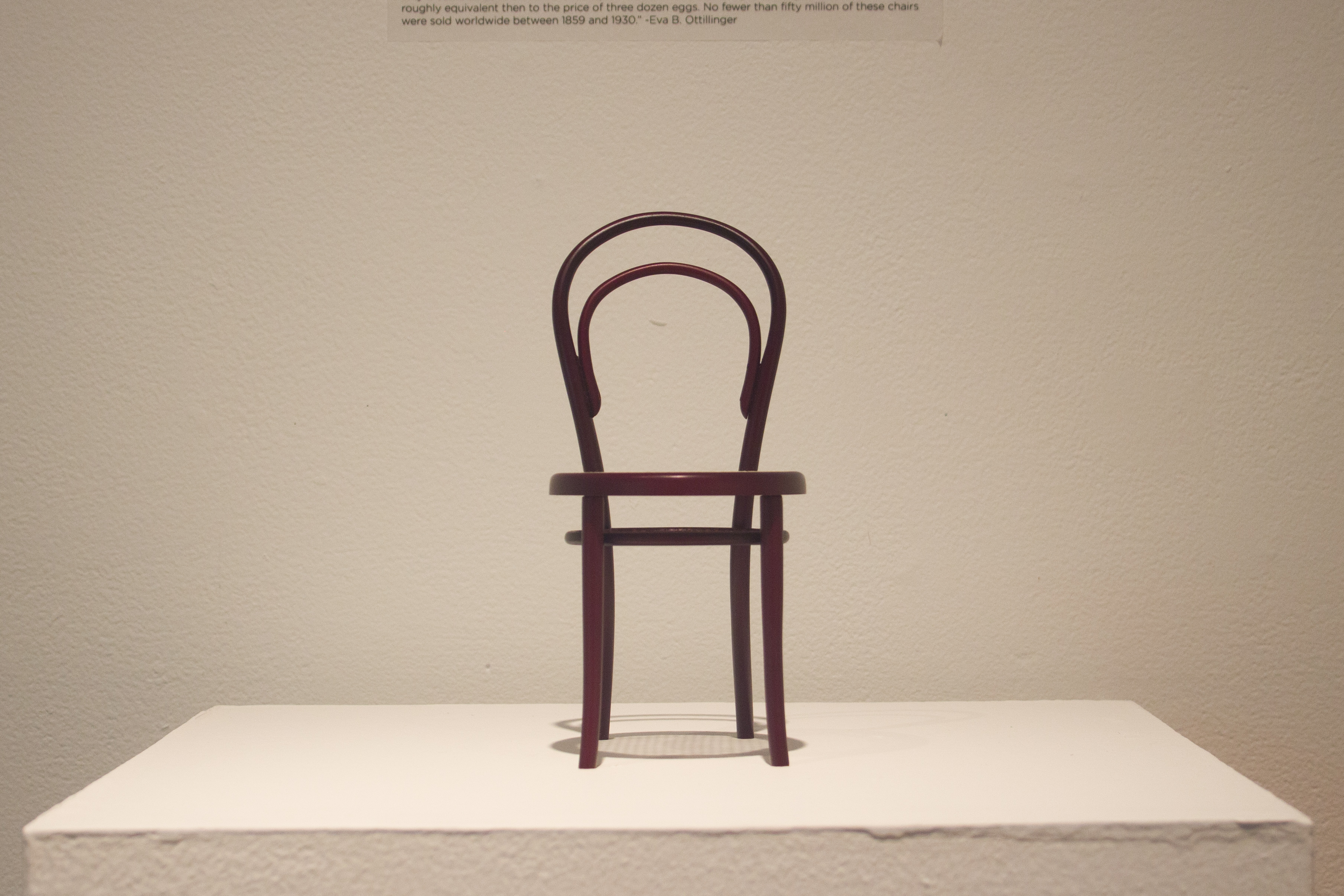 Michael Thonet & Söhne  No.14, Virta Design Museum Miniture Chairs,  DAAP Library Collection, Meyers Gallery, DAAP Galleries