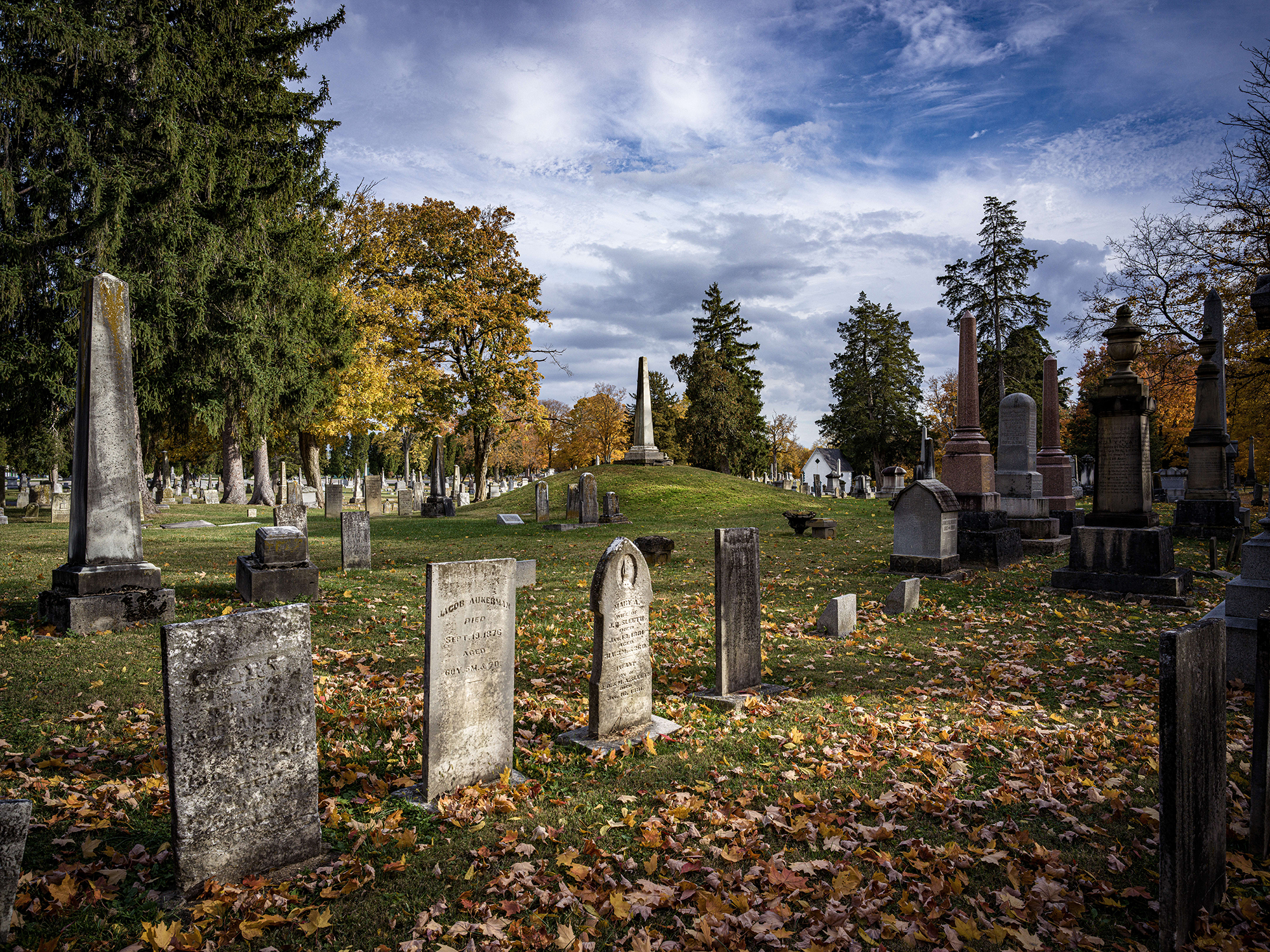 Mound Hill Cemetery, Eaton OH. by Steve Plattner