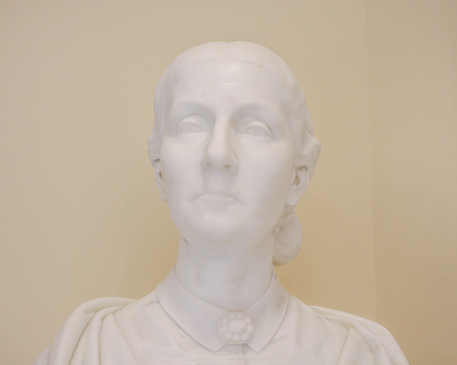 Detail of Phoebe Jane Hopson Greenwood by Randolph Rogers