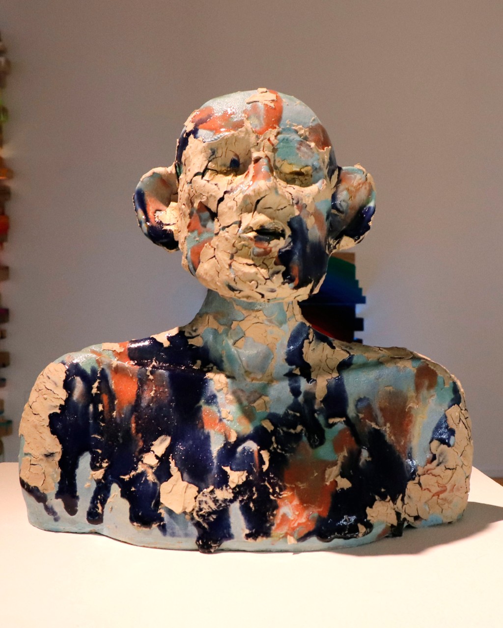 Listen’N by Julie Morrill, Stoneware, glaze, slip, 2021
